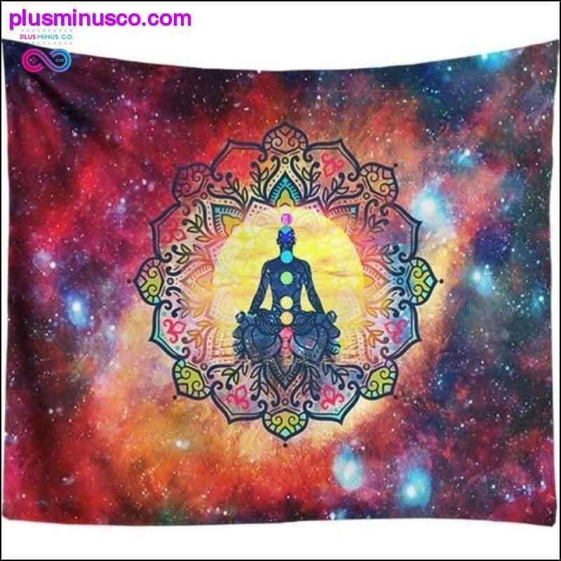 Sternennacht-Galaxie-Dekor, psychedelischer Wandteppich, Wandbehang – plusminusco.com