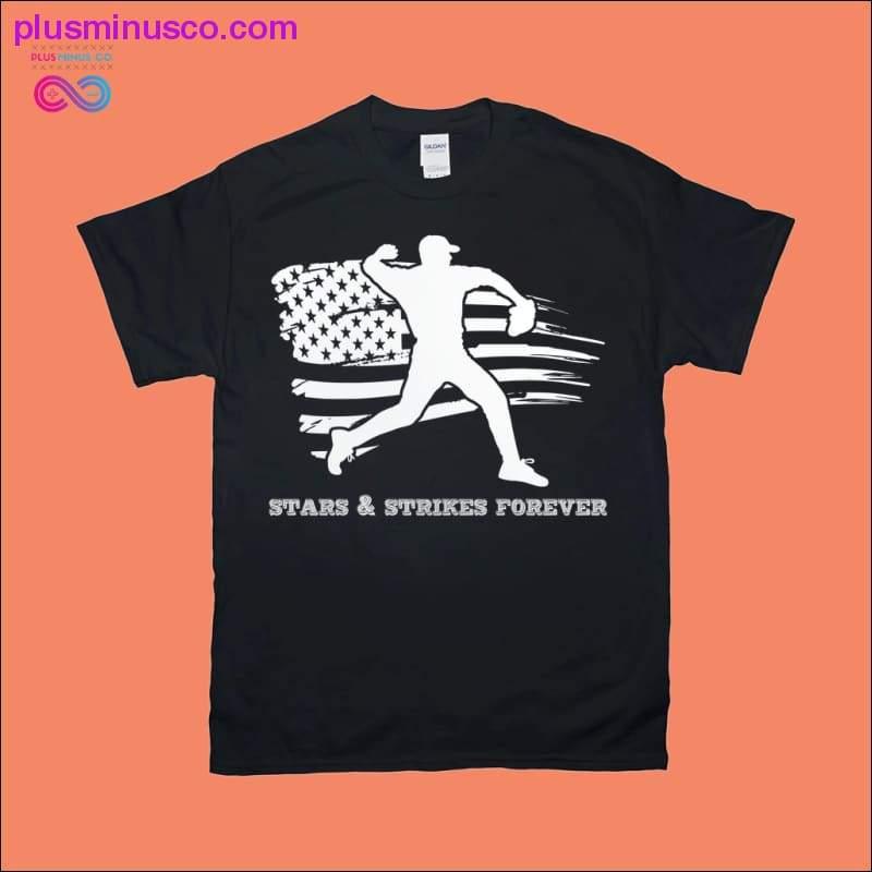 Stars & Strikes Forever | Beisbols | Amerikas karoga T-krekli - plusminusco.com