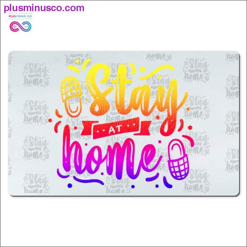 „Stay at Home“-Schreibtischmatten – plusminusco.com