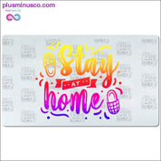 „Stay at Home“-Schreibtischmatten – plusminusco.com