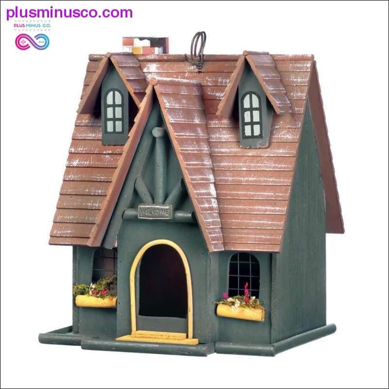 Storybook Cottage Birdhouse ll Plusminusco.com - plusminusco.com