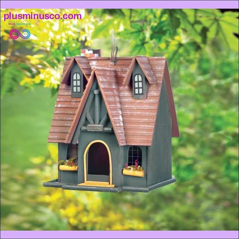 Storybook Cottage Birdhouse ll Plusminusco.com - plusminusco.com