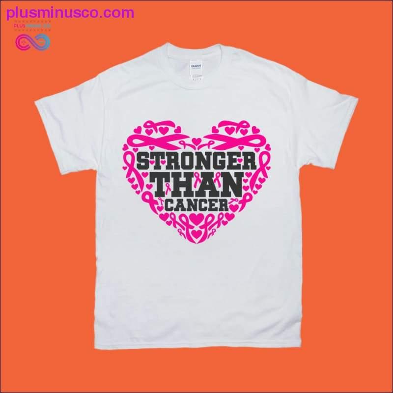 Stronger than Cancer T-Shirts - plusminusco.com