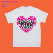Stronger than Cancer T-Shirts - plusminusco.com