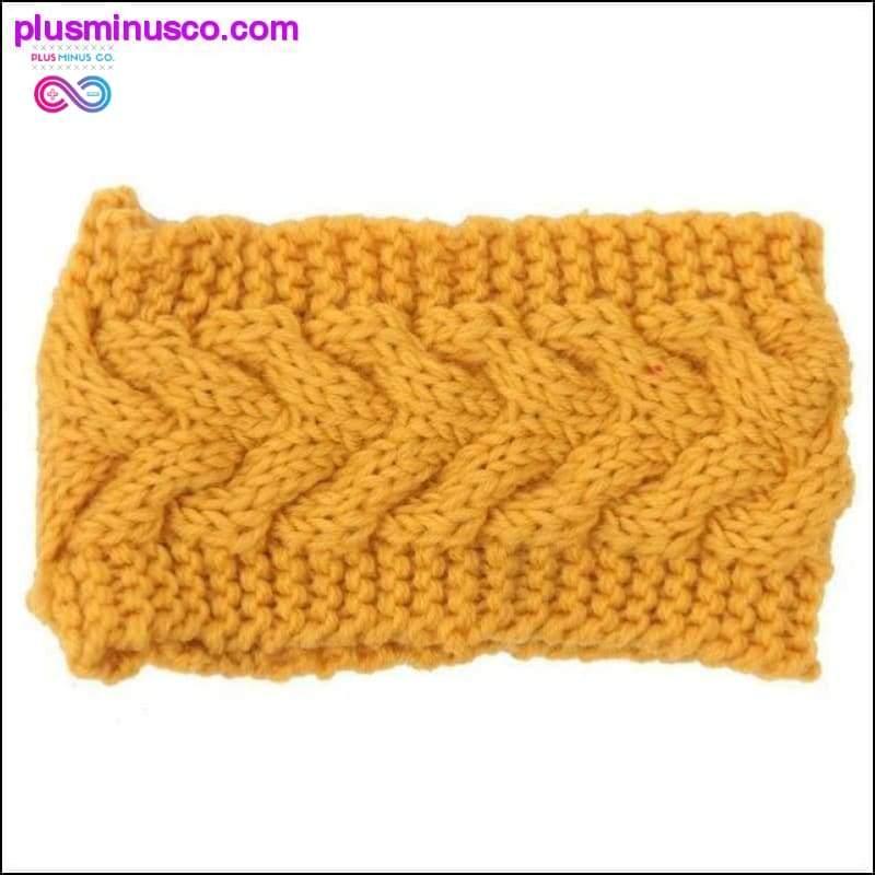 Stylové vlasové doplňky Winter Warmer Ear Knitted - plusminusco.com