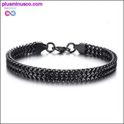 STYLISH STAINLESS STEEL BALI FOXTAIL CHAIN BRACELET FOR MEN - plusminusco.com