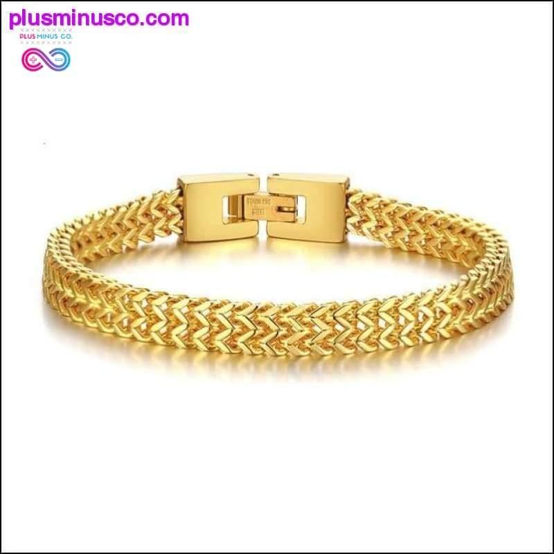 STYLISH STAINLESS STEEL BALI FOXTAIL CHAIN BRACELET FOR MEN - plusminusco.com