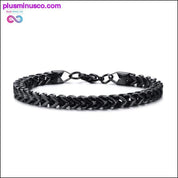 STYLISH STAINLESS STEEL BALI FOXTAIL CHAIN BRACELET FOR MEN - plusminusco.com