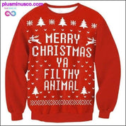 Стильний унісекс Santa Xmas Christmas Novelty Ugly RED Retro - plusminusco.com