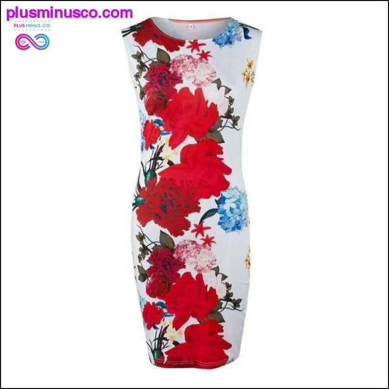 Летнее пляжное повседневное платье на PlusMinusCo.com - plusminusco.com