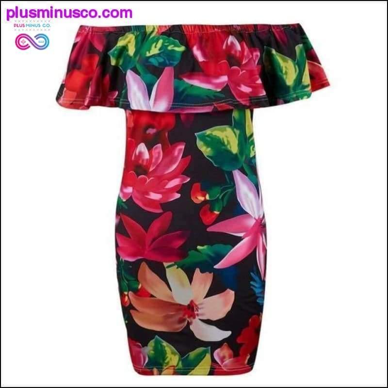 Summer Beach Casual Dress hos PlusMinusCo.com - plusminusco.com