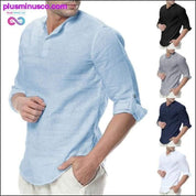Letní bavlna s dlouhým rukávem prádlo s dlouhým rukávem bavlna pro volný čas - plusminusco.com