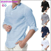 Summer Long Sleeve Cotton Linen Long Sleeve Cotton Casual - plusminusco.com