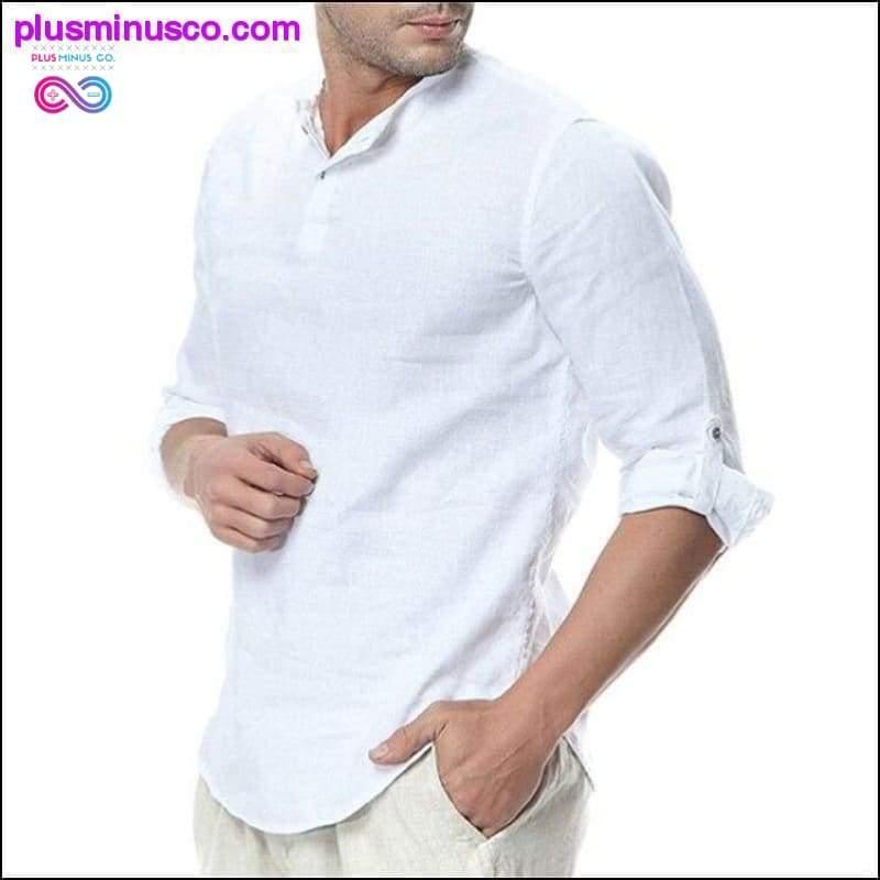 Summer Long Sleeve Cotton Linen Long Sleeve Cotton Casual - plusminusco.com