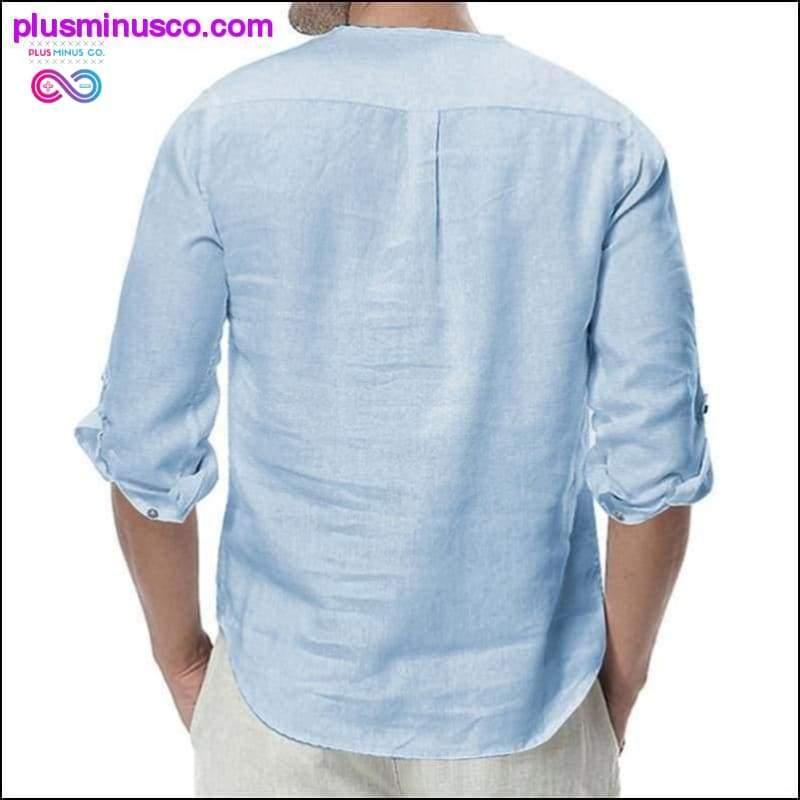 Summer Long Sleeve Cotton Linen Long Sleeve Cotton Casual - plusminusco.com