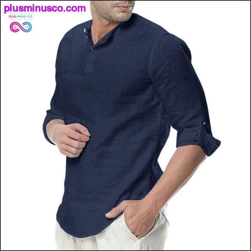 Summer Long Sleeve Cotton Linen Long Sleeve Cotton Casual - plusminusco.com