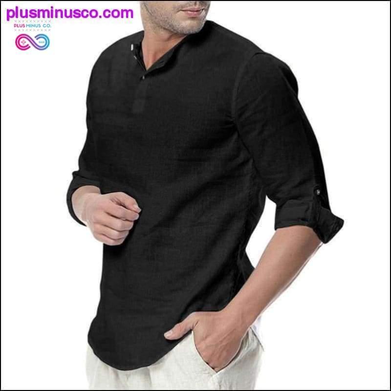 Summer Long Sleeve Cotton Linen Long Sleeve Cotton Casual - plusminusco.com
