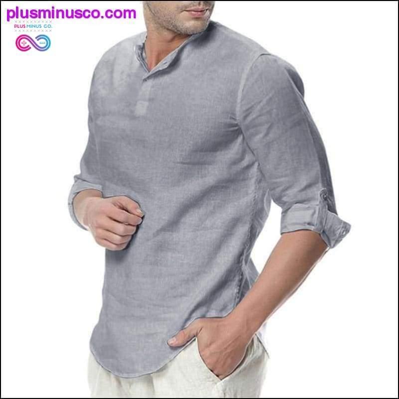 Summer Long Sleeve Cotton Linen Long Sleeve Cotton Casual - plusminusco.com