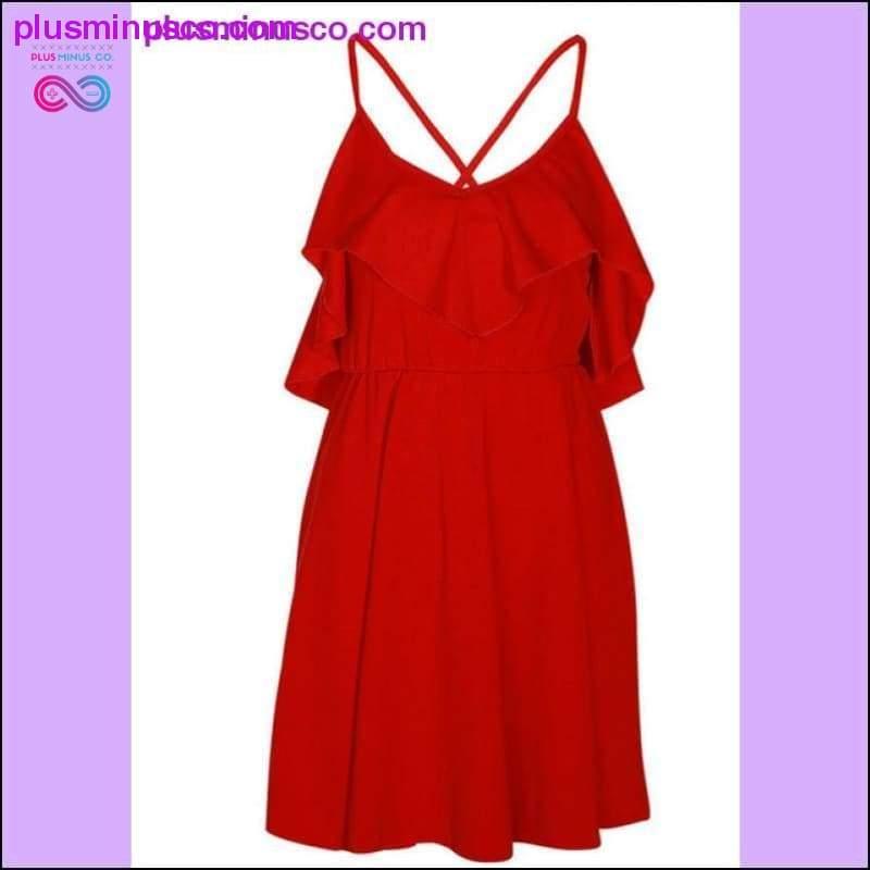Nyári szexi női ruha, 2019-es, hát nélküli, keresztes húzózsinór – plusminusco.com