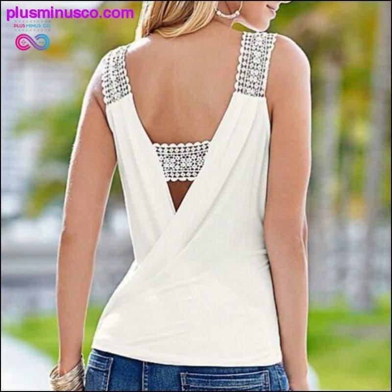 Summer Tank Tops Blouse Sleeveless Summer Top Casual Fashion - plusminusco.com