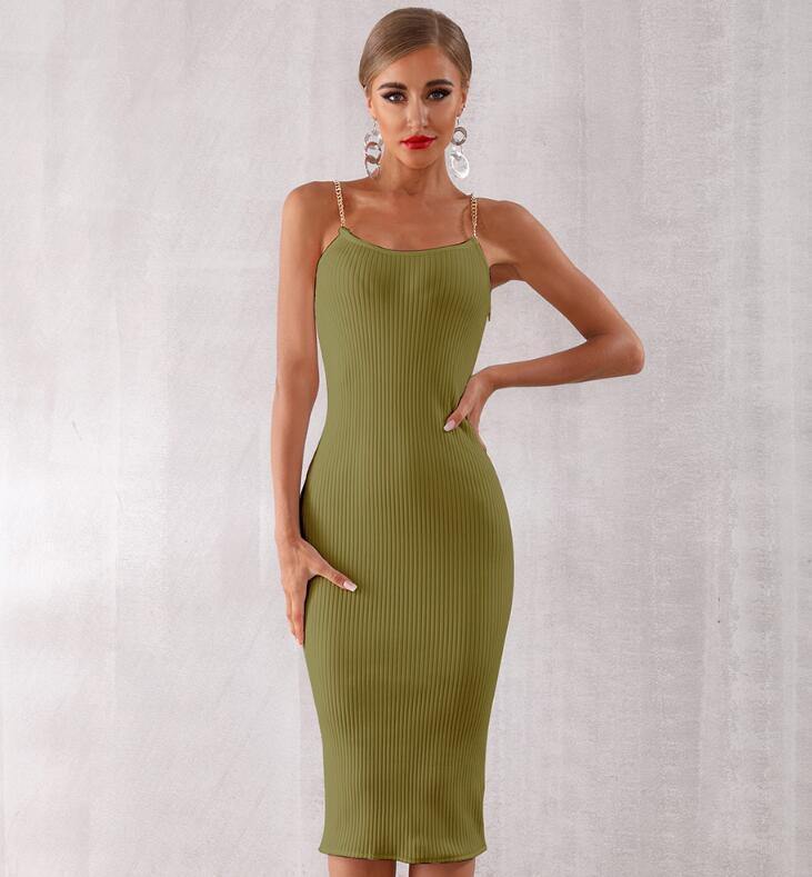 Summer Women Bodycon Bandage Dress Sexy Chain Spaghetti Strap Club Dre plusminusco.com Summer Women Bodycon Bandage Dress Sexy Chain Spaghetti Strap Club Dre plusminusco.com