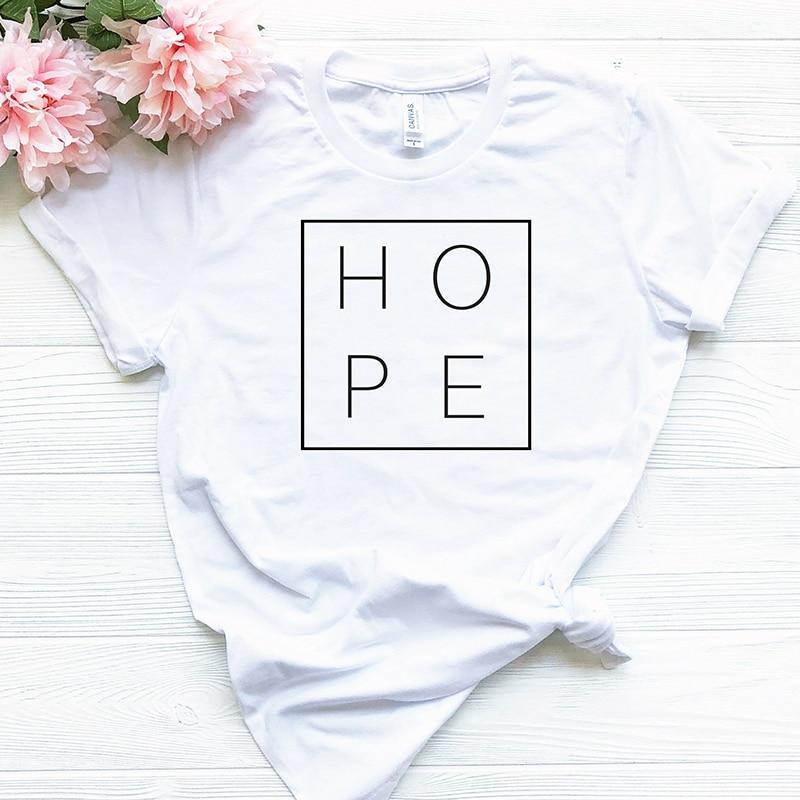 Summer Women T Shirt Faith Hope Love Christian T-shirt Funny Christianity God Tee Gift Woman Short Sleeve Cotton Tops - plusminusco.com
