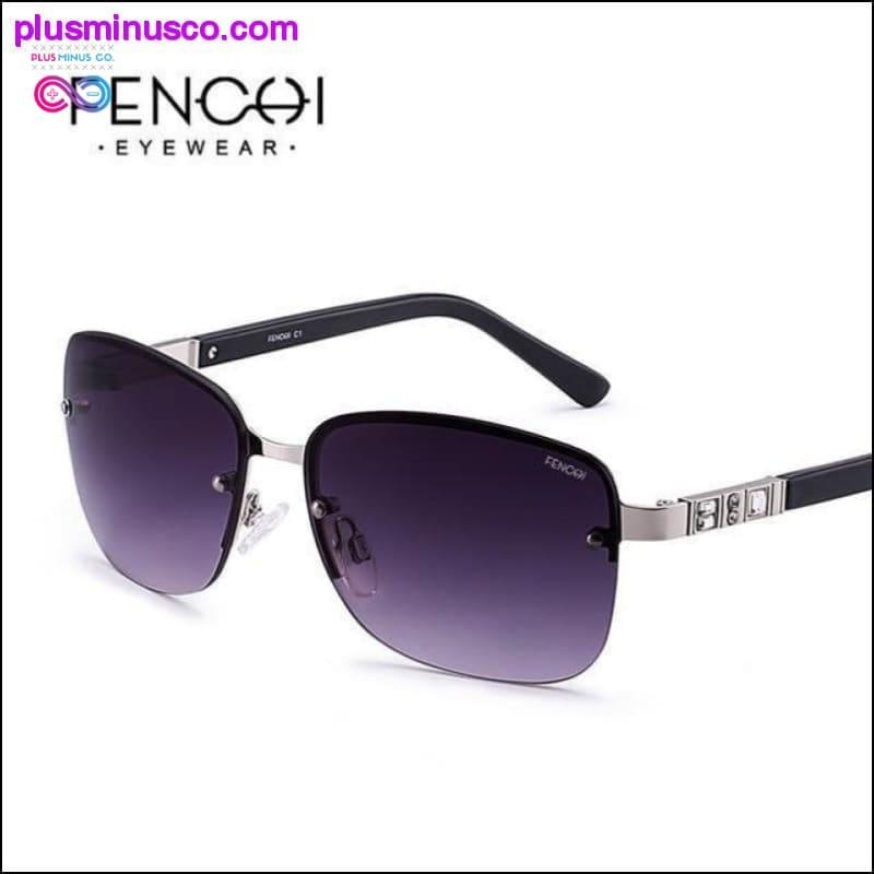 النظارات الشمسية النسائية مصمم العلامة التجارية الفاخرة بدون شفة الرجعية الوردي - plusminusco.com
