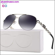 Női napszemüveg Polarized uv 400 oculos Pink Pilot Mirror - plusminusco.com