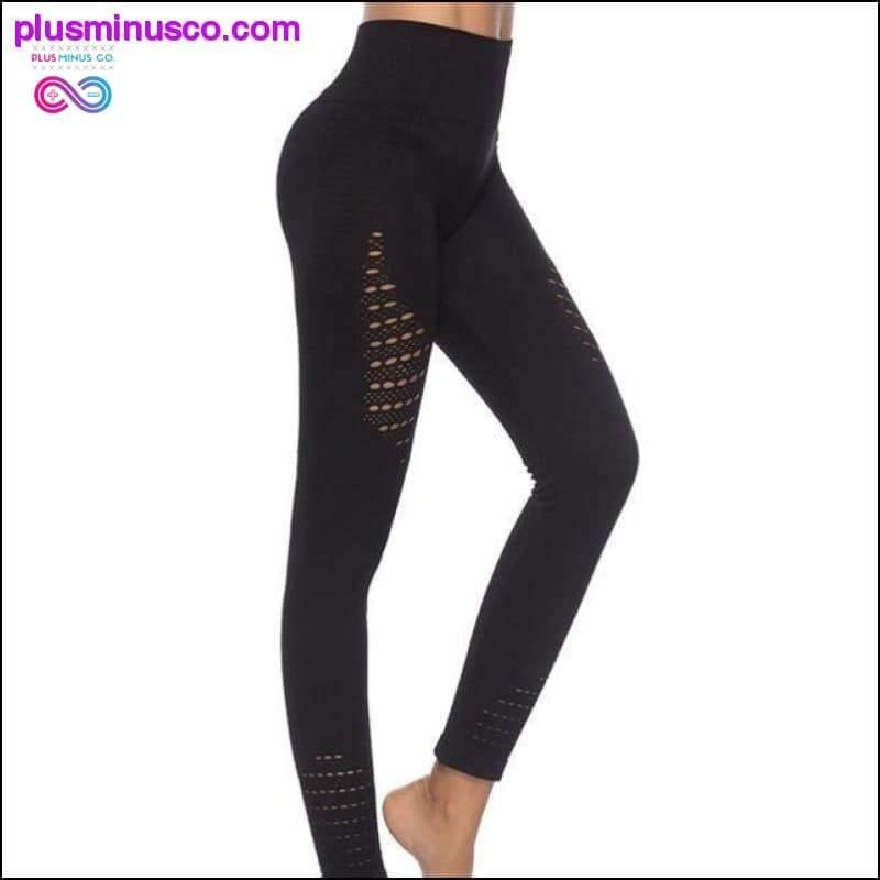 Pantaloni jogger a compressione super elastici da donna senza cuciture - plusminusco.com