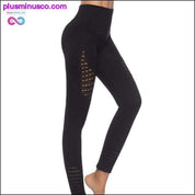 Pantalon de jogging de compression super extensible pour femme sans couture - plusminusco.com