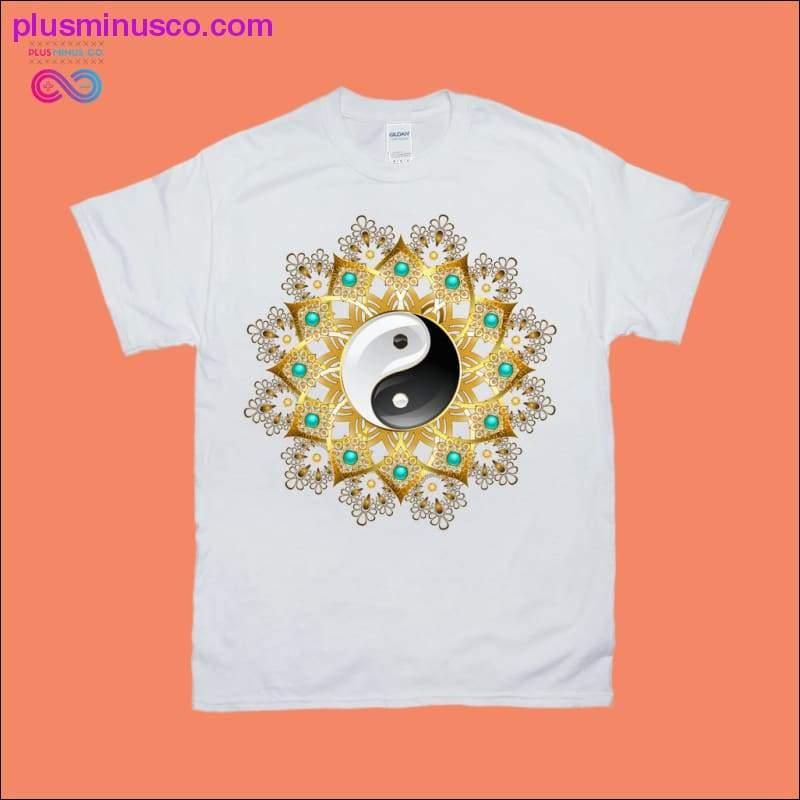 Yin Yang Mandala T-kreklu simbols - plusminusco.com