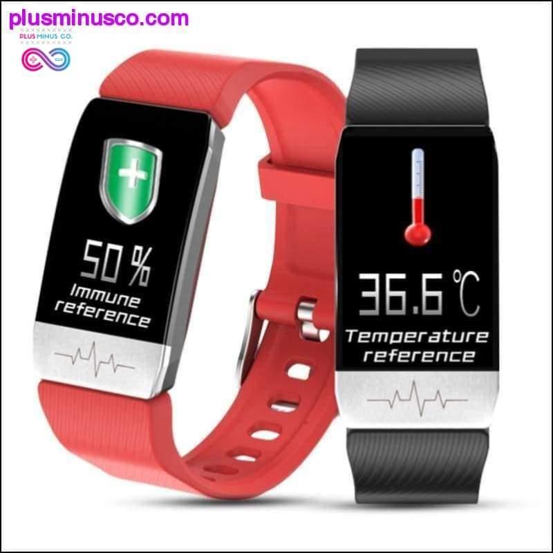 T1 Smart Watch Band na May Temperature Immune Measure ECG - plusminusco.com
