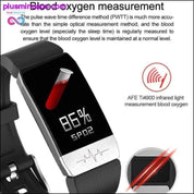 Sıcaklığa Bağışıklık Ölçümü EKG'li T1 Akıllı Saat Kordonu - plusminusco.com