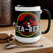 Tea Rex Accent Mugs || T Rex Mugs Tea Rex Accent Mugs, Dinosaurs Mug, mr tea rex mug , ms tea rex mug, Dino lover Tea Lover Gift coffee mug - plusminusco.com