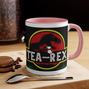 Tea Rex Accent Mugs || T Rex Mugs Tea Rex Accent Mugs, Dinosaurs Mug, mr tea rex mug , ms tea rex mug, Dino lover Tea Lover Gift coffee mug - plusminusco.com