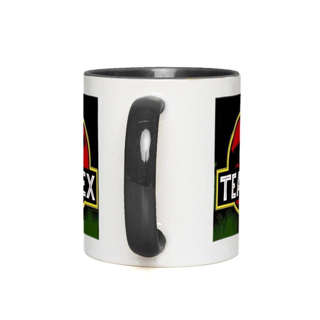 Tea Rex Accent Mugs || T Rex Mugs Tea Rex Accent Mugs, Dinosaurs Mug, mr tea rex mug , ms tea rex mug, Tea Lover Gift - plusminusco.com