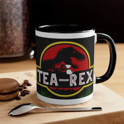 Tea Rex Accent Mugs || T Rex Mugs Tea Rex Accent Mugs, Dinosaurs Mug, Mr tea Rex Krús, Ms Te Rex Krús, Te Lover Gift - plusminusco.com