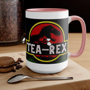 Tazas decorativas de Tea Rex || Tazas T Rex Tazas con acento de té Rex, taza de dinosaurios, taza de mr tea rex, taza de ms tea rex, regalo para amantes del té - plusminusco.com