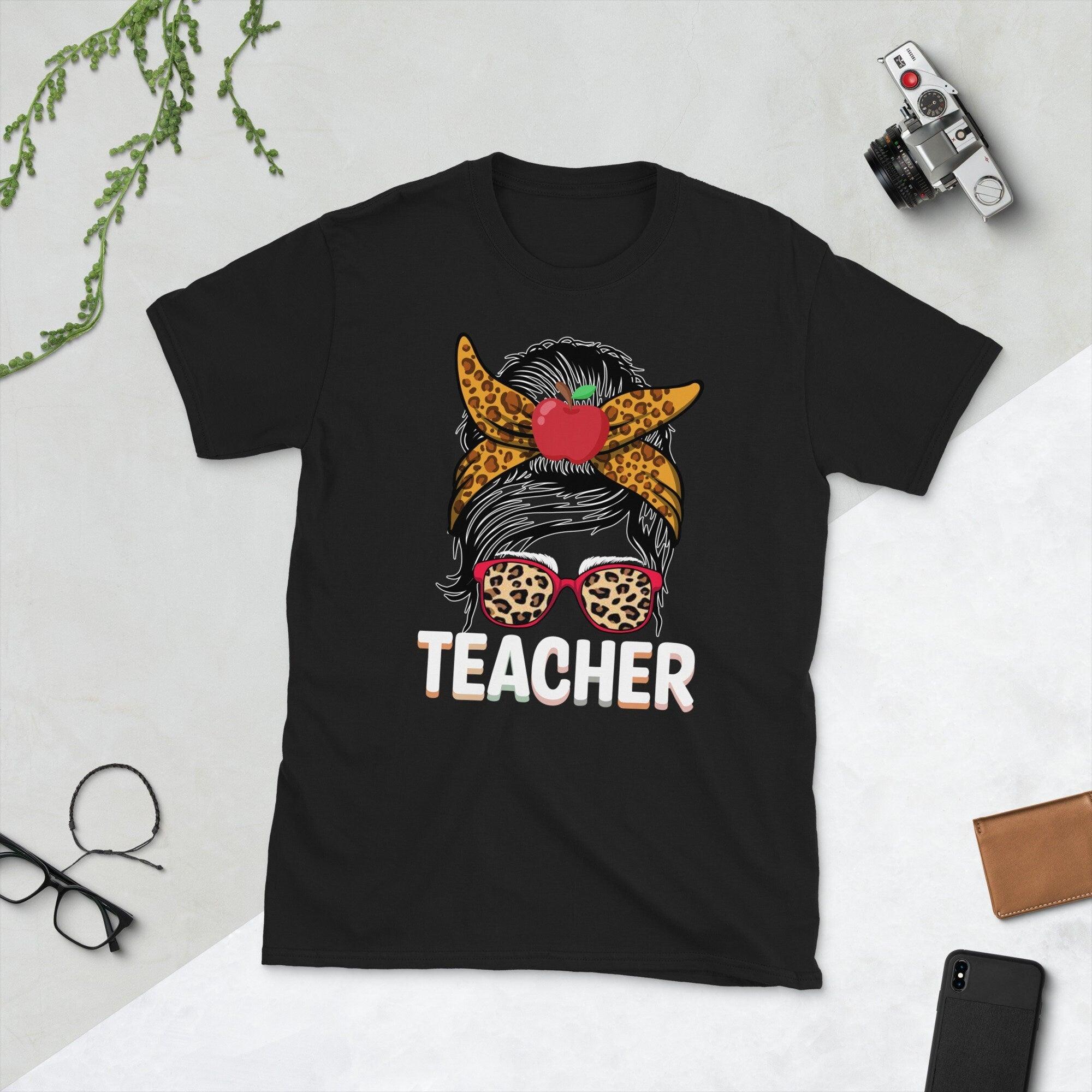 Teacher Shirts Women Graphic Tee Back to School Teaching Tshirt Kindergarten Teachers Gift T-Shirt - plusminusco.com
