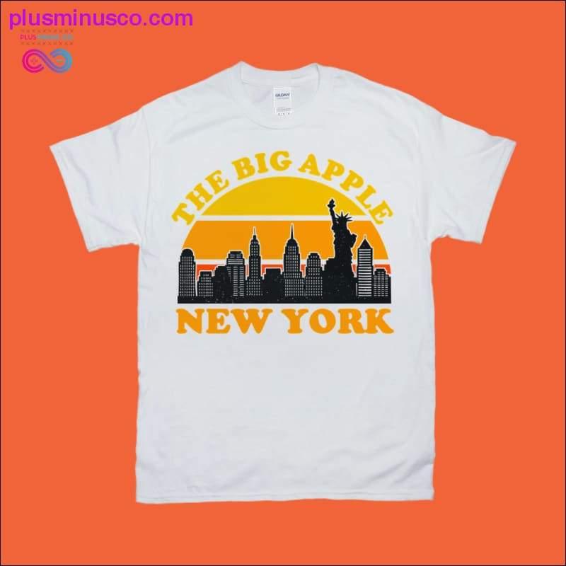 The big apple New York | Retro Sunset T-Shirts - plusminusco.com