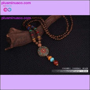 The flower of religious vintage round plate Nepal - plusminusco.com