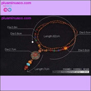 The flower of religious vintage round plate Nepal - plusminusco.com