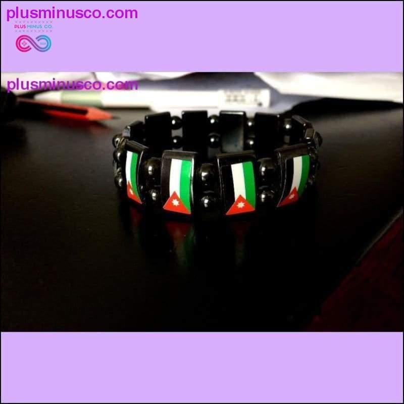 The Hashemite Kingdom of Jordan jewelry flag bracelet - plusminusco.com