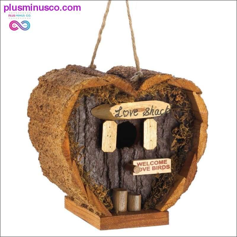 The Love Shack Birdhouse ll Plusminusco.com art, Garden Decor, gift, home decor - plusminusco.com
