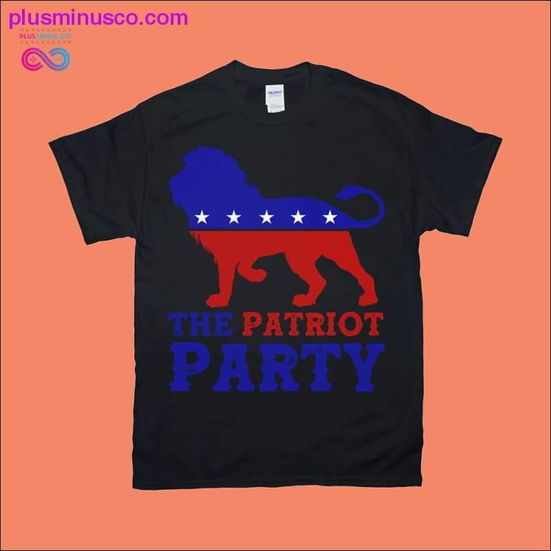 Patriotpartiet | Løve T-skjorter - plusminusco.com