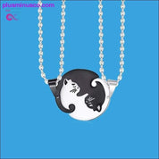 The Purrfect Pendant Necklace , Couple heart necklace Cute - plusminusco.com