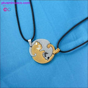 The Purrfect Pendant Necklace , Couple heart necklace Cute - plusminusco.com
