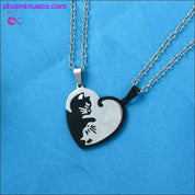 The Purrfect Pendant Necklace , Couple heart necklace Cute - plusminusco.com