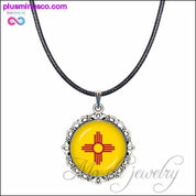 The State of Maryland Pendant Flag of MD Necklaces Maryland - plusminusco.com