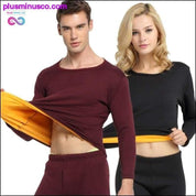مجموعة ملابس داخلية حرارية للرجال والنساء - حافظ على الدفء في البرد - plusminusco.com